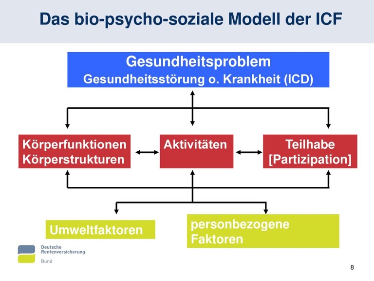 Abbildung 4: Das bio-psycho-soziale Modell der ICF